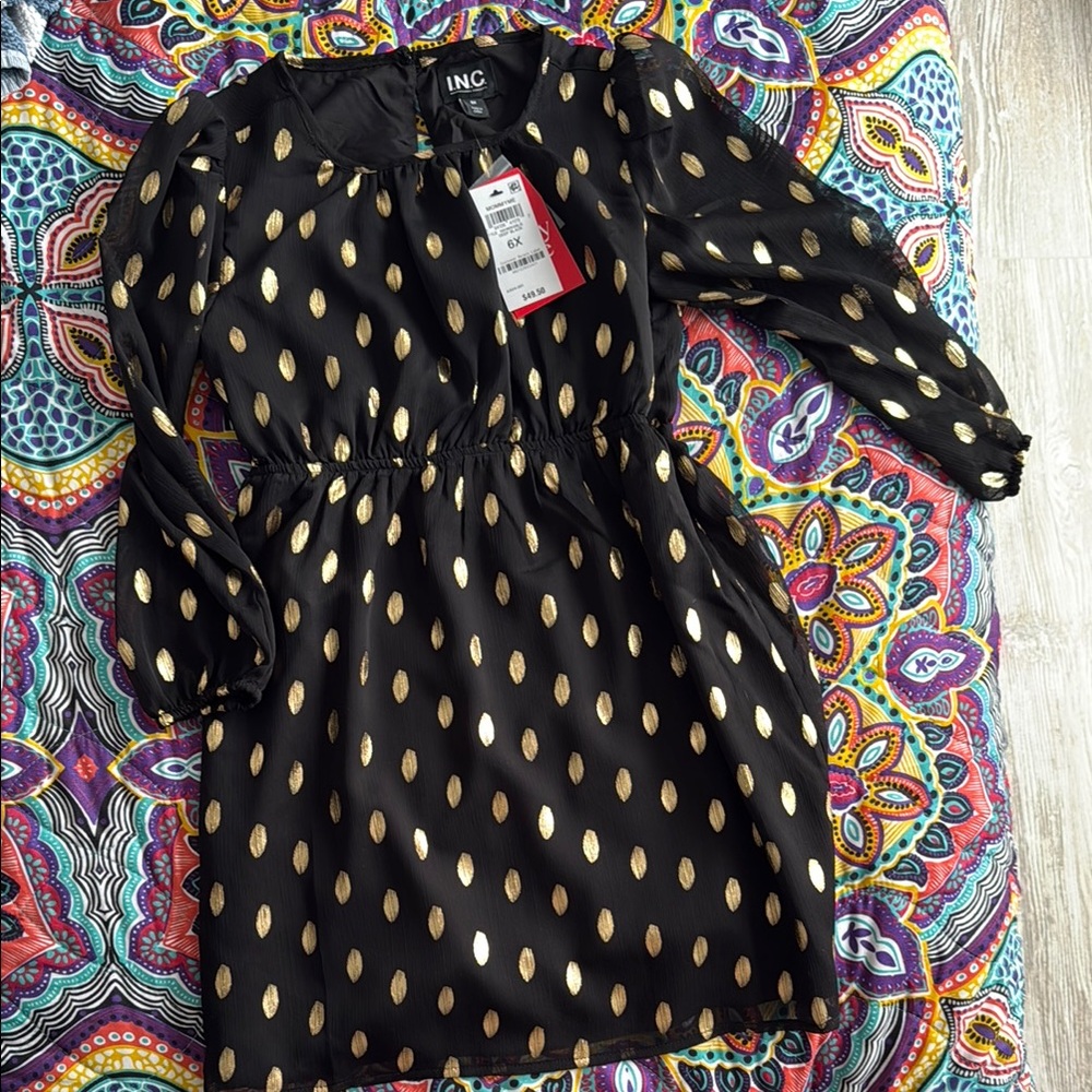 INC International Concepts Graphic Casual Dress